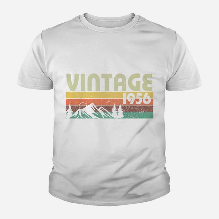 Retro Vintage 1956 Graphics 66th Birthday Gift 66 Years Old  Kid T-Shirt