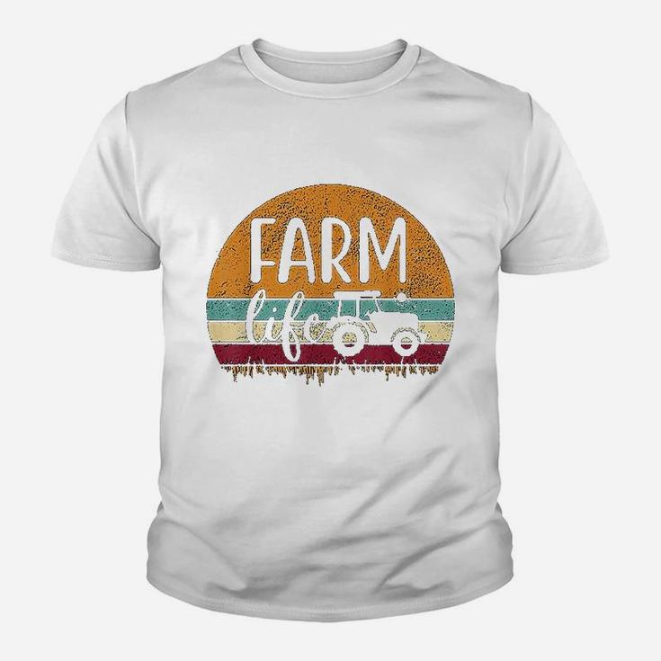 Retro Vintage Farm Life Kid T-Shirt