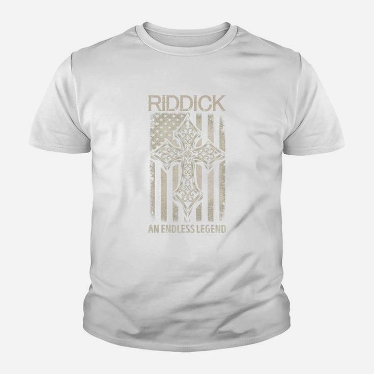 Riddick An Endless Legend Name Shirts Kid T-Shirt