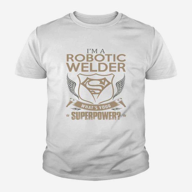 Robotic Welder Kid T-Shirt