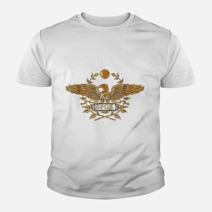Roman Empire Gold Eagle Vintage History Kid T-Shirt
