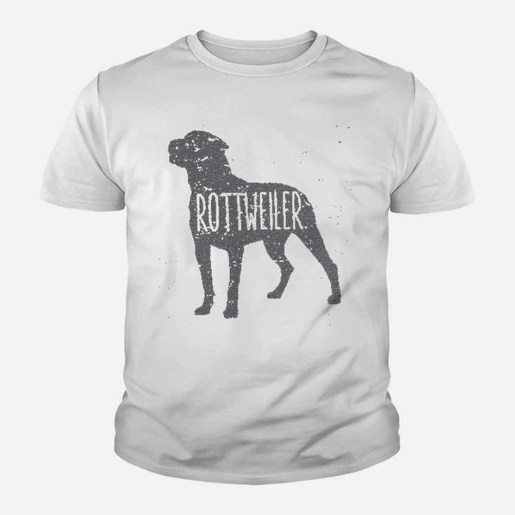 Rottweiler Dog Silhouettes Kid T-Shirt