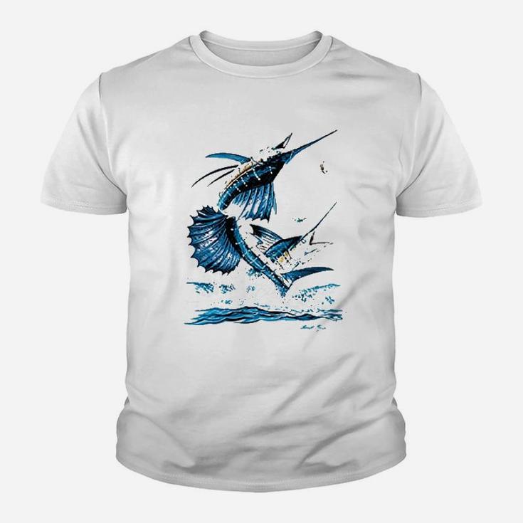 Sailfish Deep Sea Fishing Salt Water Fish Kid T-Shirt