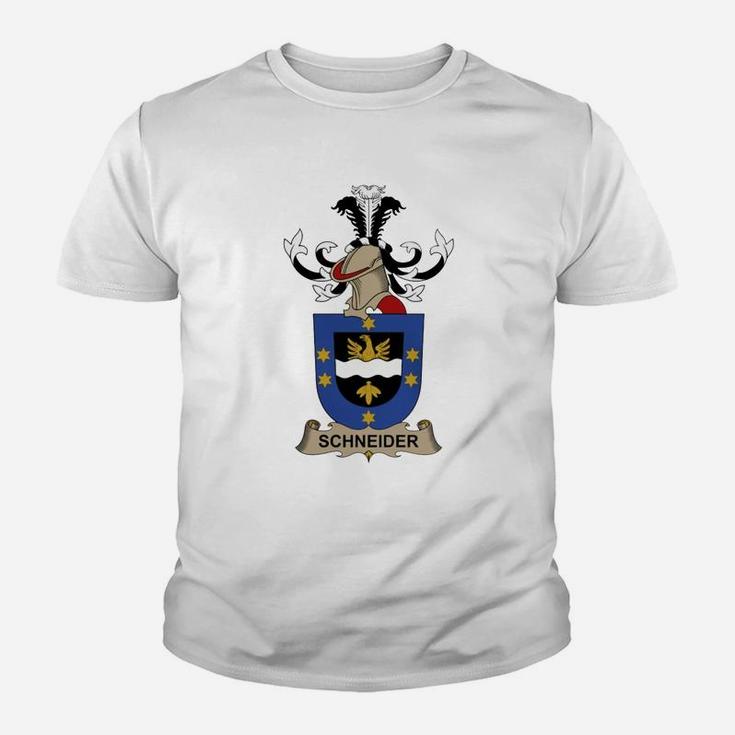 Schneider Coat Of Arms Austrian Family Crests Austrian Family Crests Kid T-Shirt