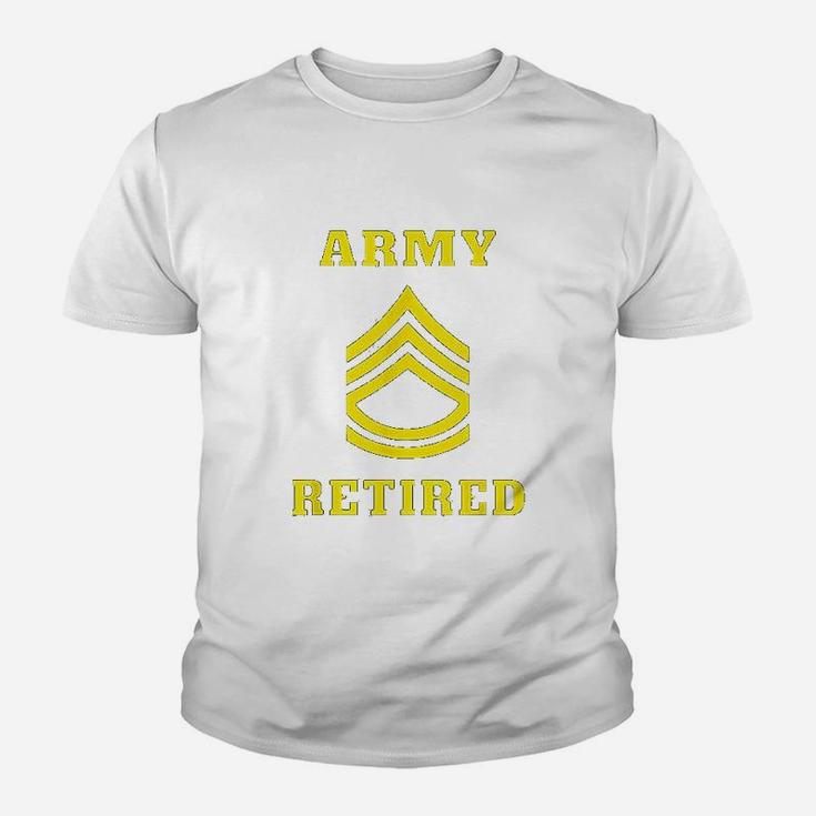 Sergeant First Class Army Retired Kid T-Shirt