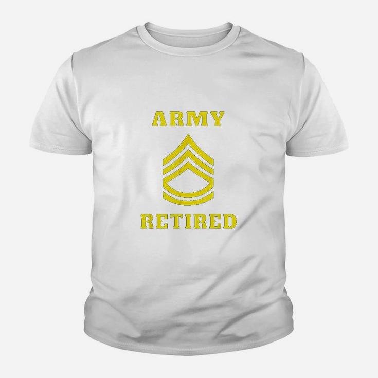 Sergeant First Class Army Retired Kid T-Shirt
