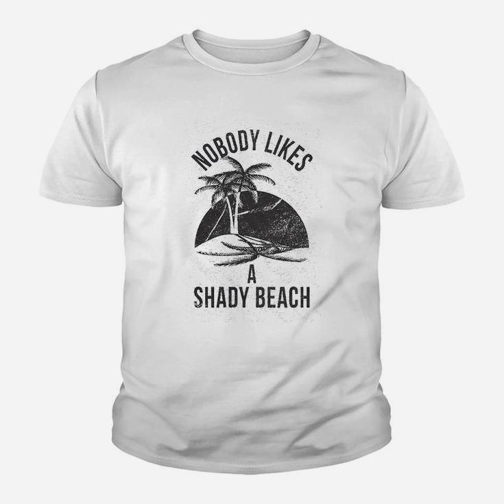 Shady Beach Funny Cute Vacation Vintage Novelty Hilarious Kid T-Shirt