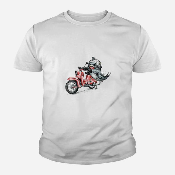 Simson Schwalbe Kr 51 Bleistiftzeichnung Moped Kinder T-Shirt