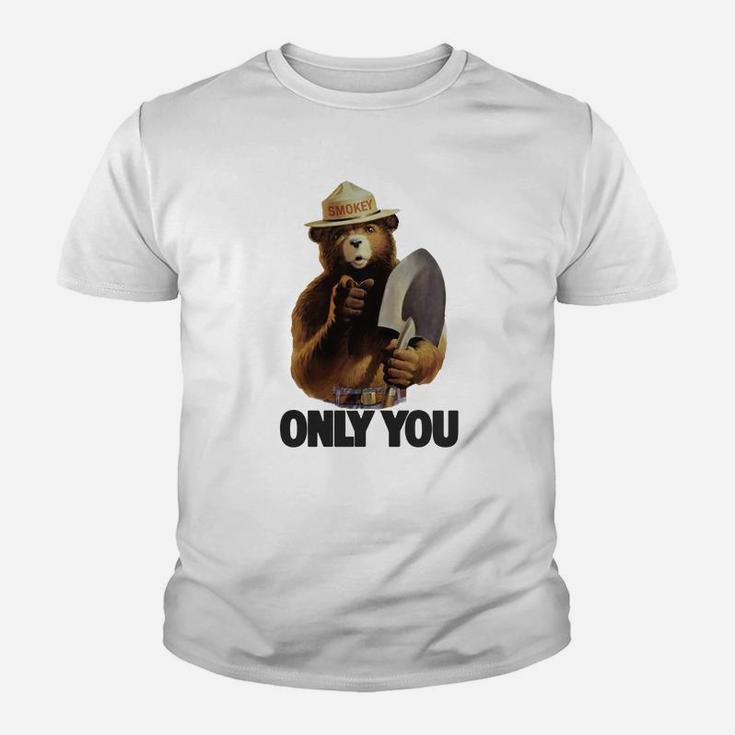Smokey Bear Only You Kids T Shirt Kid T-Shirt