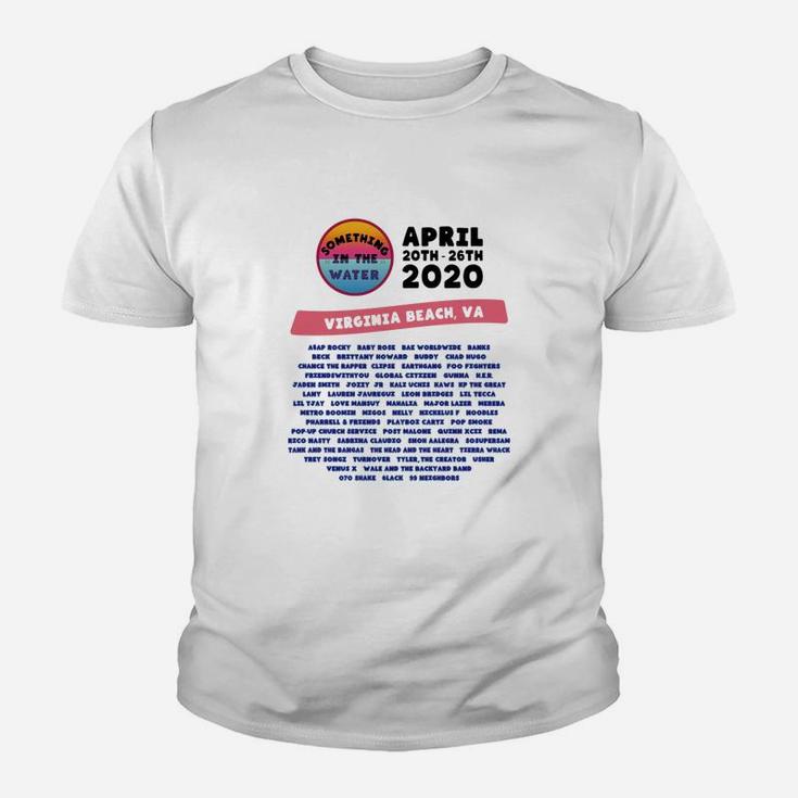 Something In The Water Virgina Beach 2020 Lineup T-shirt Youth T-shirt