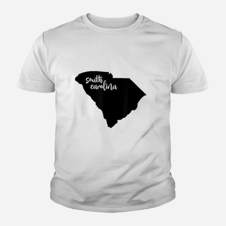 South Carolina Roots State Map Home Love Pride Kid T-Shirt