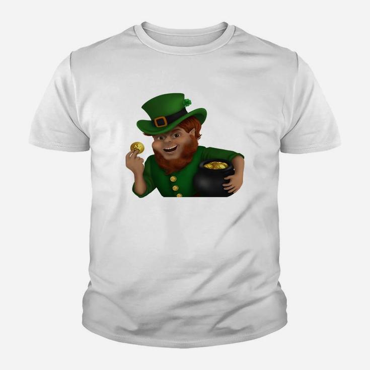 St Patrick S Day Lucky Leprechaun Kid T-Shirt