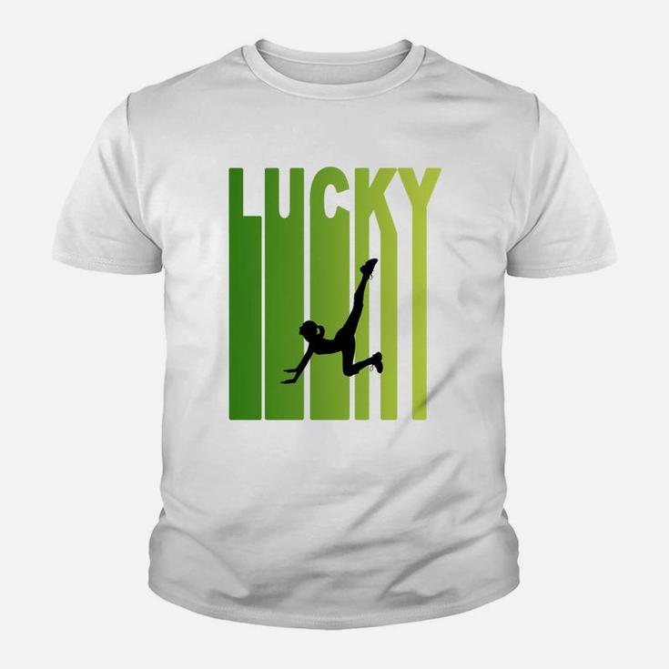 St Patricks Day Lucky Fitness Funny Sport Lovers Gift Kid T-Shirt