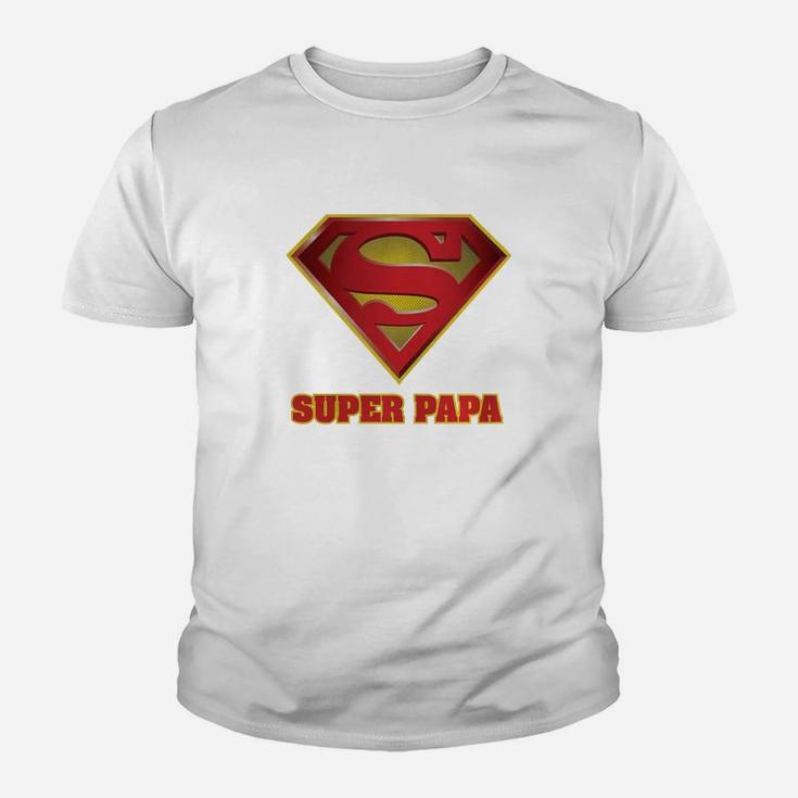 Super Papa, Fathers Day, Papa, best christmas gifts for dad Kid T-Shirt