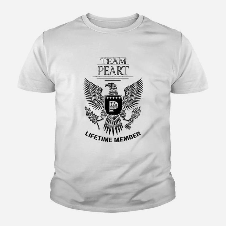 Team Peart Lifetime Member Family Surname Kid T-Shirt