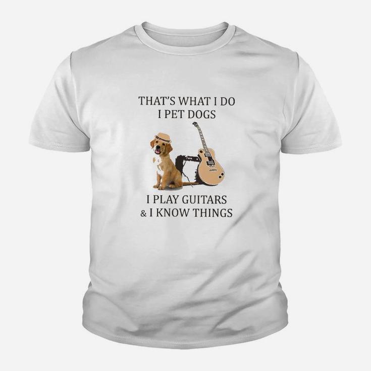 Thats What I Do I Pet Dogs Kid T-Shirt
