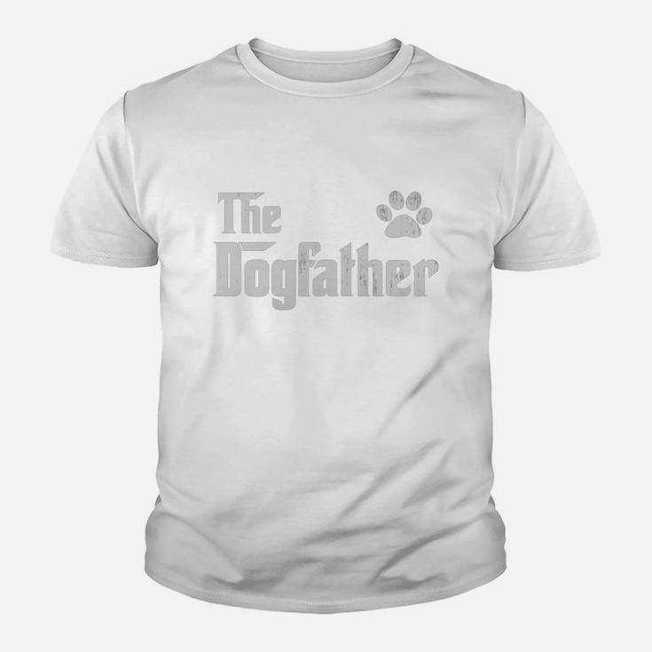 The Dogfather Shirt Dog Dad Fathers Day Dog Lover Gift Shirt Kid T-Shirt