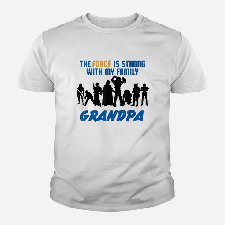 The Force Matching Family Grandpa Kid T-Shirt