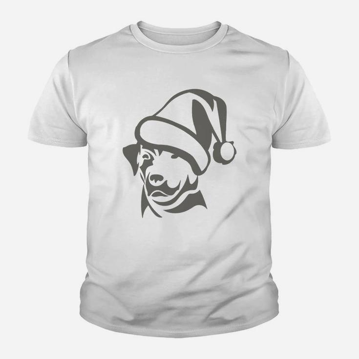The Labrador Retriever Hat Santa Claus Christmas Shirt Kid T-Shirt