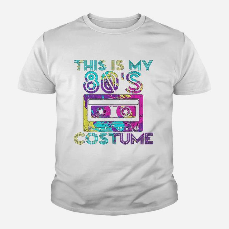 This Is My 80s Costume 80's Party Cassette Tape Kid T-Shirt