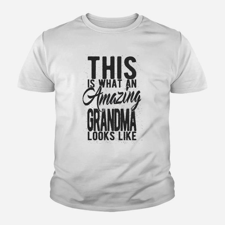 This Is What An Amazing Grandma Looks Like Kid T-Shirt