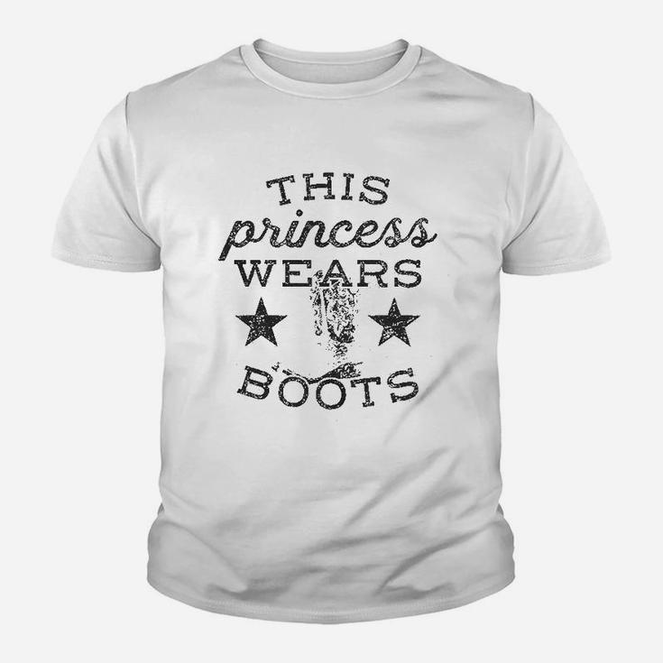 This Princess Wears Boots Kid T-Shirt