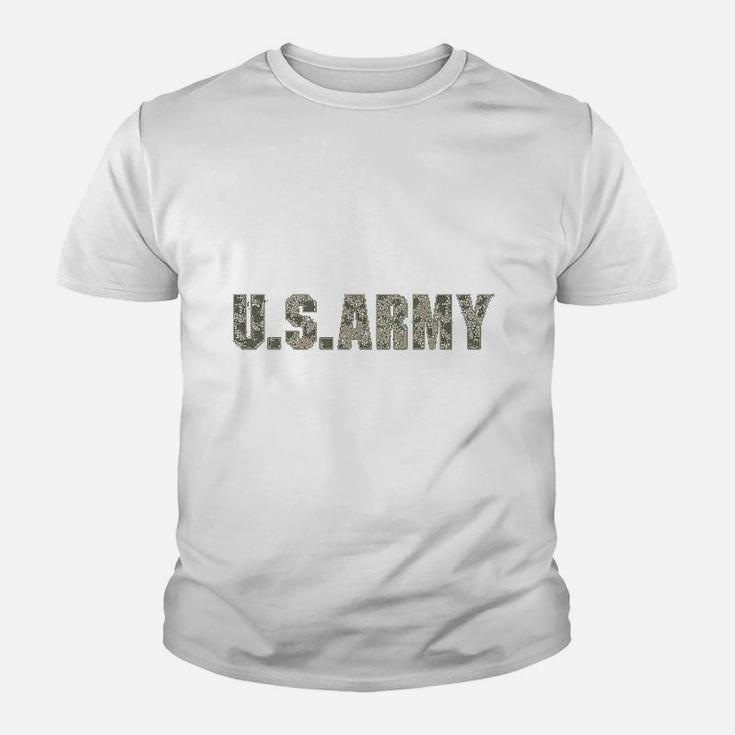 Us Army Camo Green Kid T-Shirt
