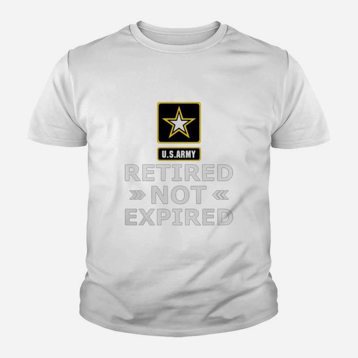 Us Army Retired Not Expired Kid T-Shirt