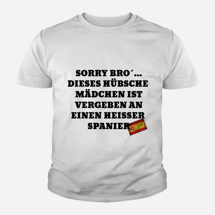 Verbiges Ein Einen Heiser-Spanier- Kinder T-Shirt