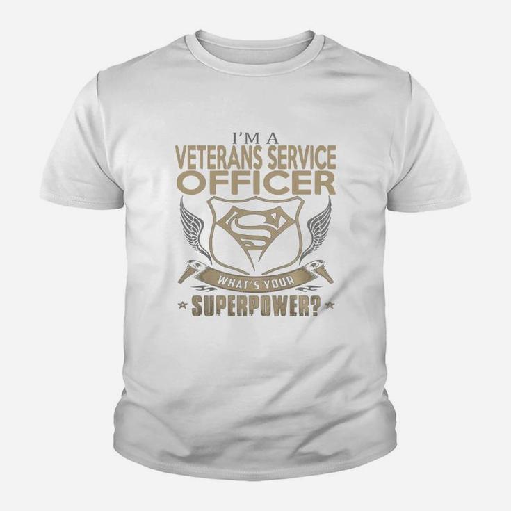 Veterans Service Officer Kid T-Shirt