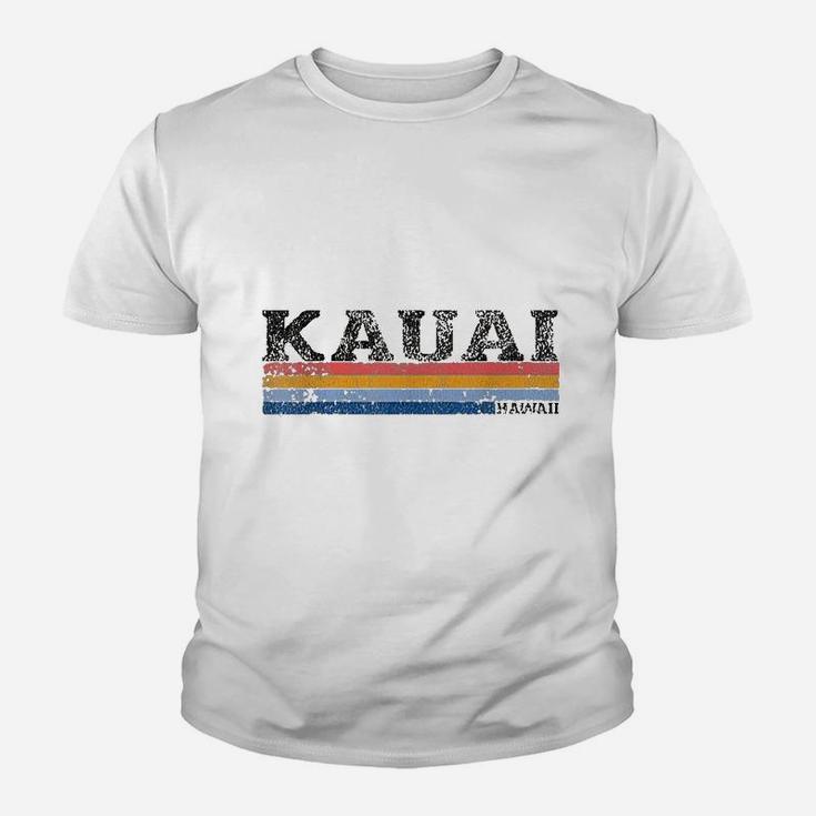 Vintage 1980s Style Kauai Hawaii Kid T-Shirt