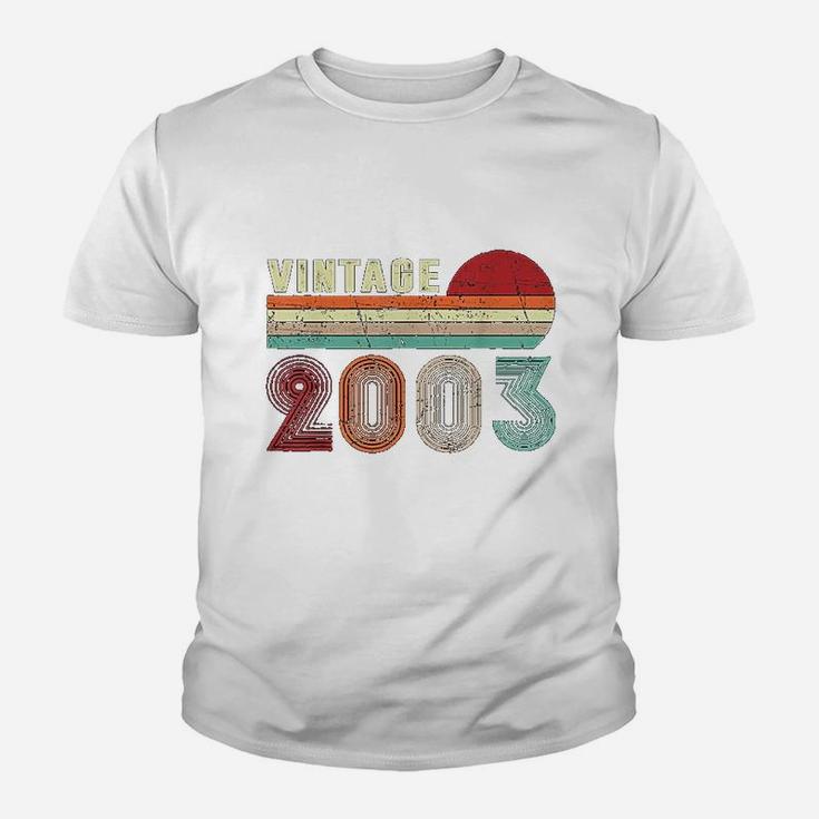 Vintage 2003 Funny 19 Years Old Boys And Girls 19th Birthday  Kid T-Shirt