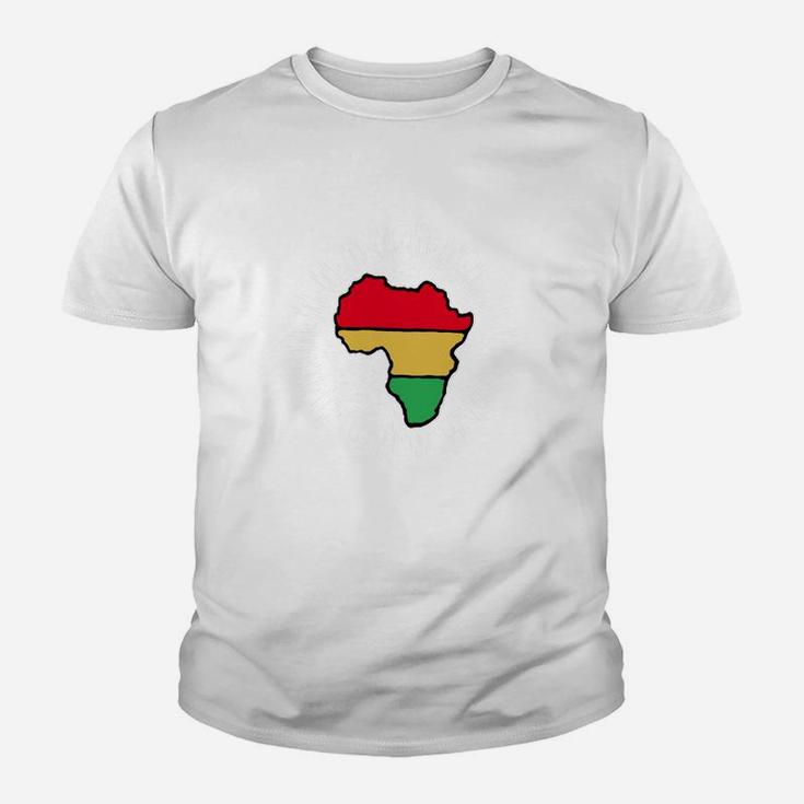 Vintage Africa Minimalist Star Burst Art Black Pride Kid T-Shirt