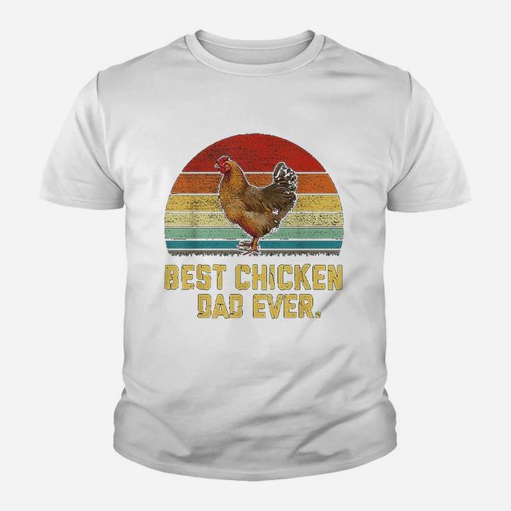 Vintage Best Chicken Dad Ever Kid T-Shirt