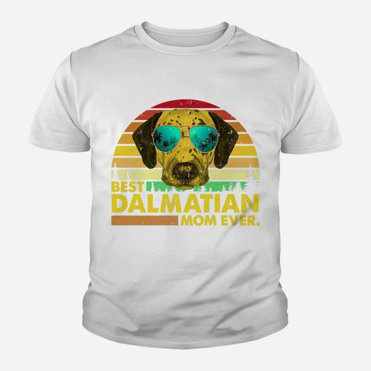 Vintage Best Dalmatian Mom Ever Dog Mommy Mother Kid T-Shirt