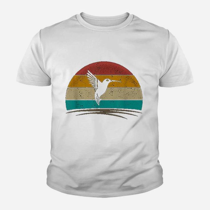 Vintage Hummingbird Retro Distressed Hummingbird Kid T-Shirt