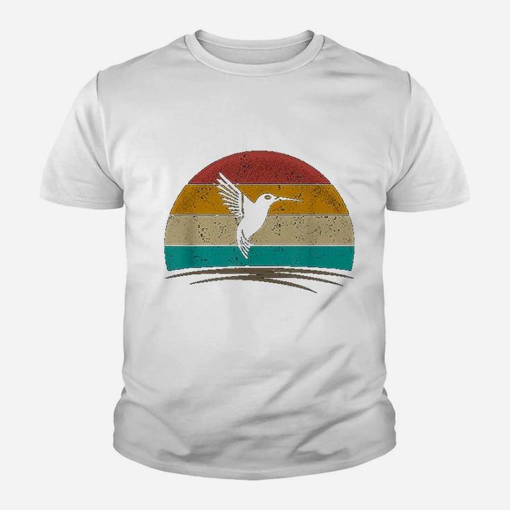 Vintage Hummingbird Retro Distressed Hummingbird Kid T-Shirt