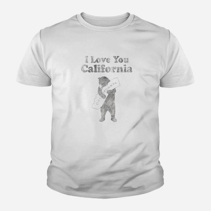 Vintage I Love You California Bear Kid T-Shirt