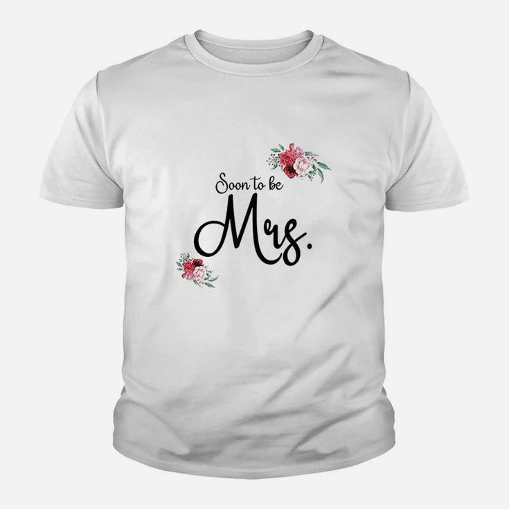 Wedding Gift For Her Future Wife Soon To Be Mrs Bride Kid T-Shirt