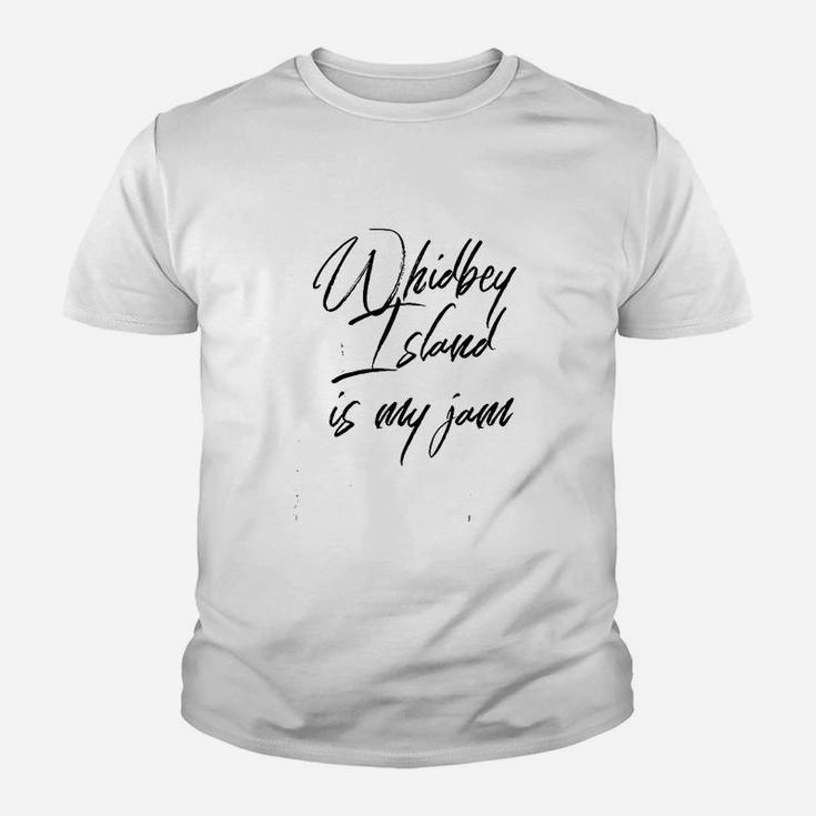 Whidbey Island Is My "jam" City Love Community Resident Kid T-Shirt