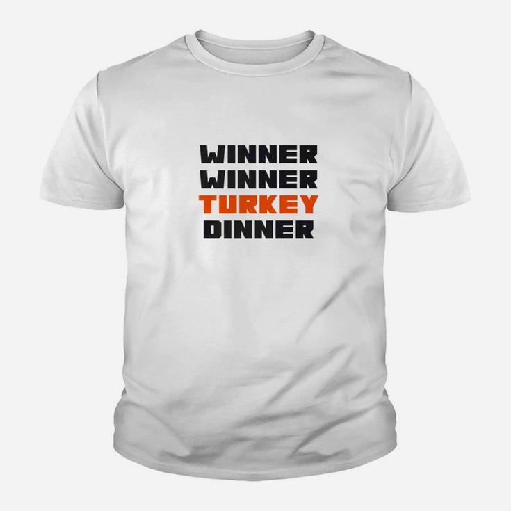 Winner Turkey Dinner Holiday Gift Christmas Family Kid T-Shirt