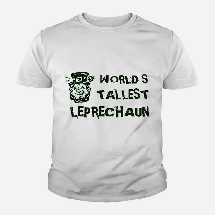 World Tallest Leprechaun Funny St Patricks Day Kid T-Shirt