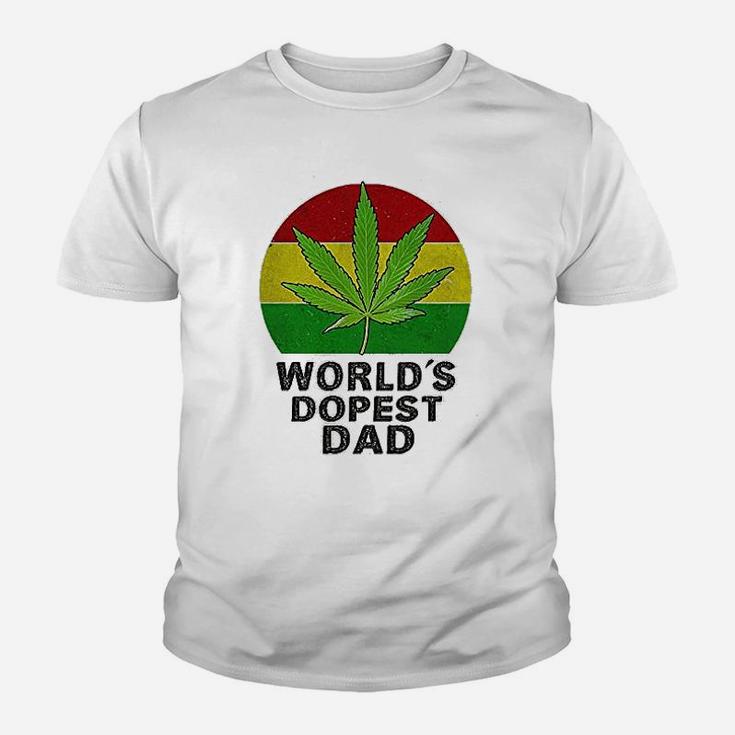 Worlds Best Dad Fathers Day, dad birthday gifts Kid T-Shirt