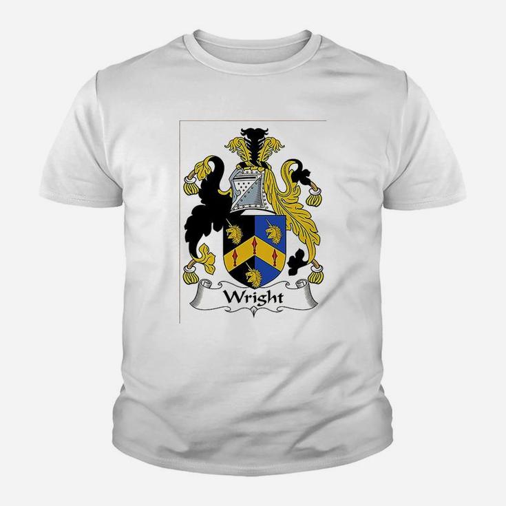 Wright Coat Of Arms Wright Family Crest Kid T-Shirt