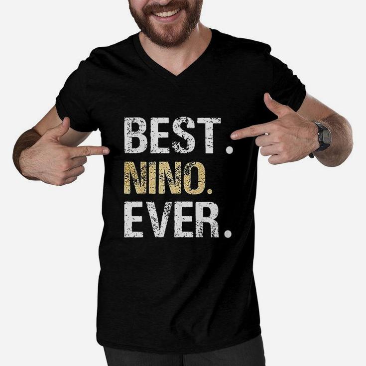 Best Nino Ever Gift For Spanish Mexican Godfather Men V-Neck Tshirt