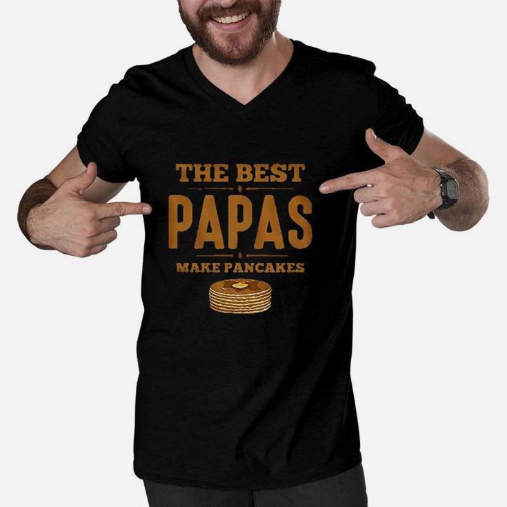 Best Papas Make Pancakes Men V-Neck Tshirt
