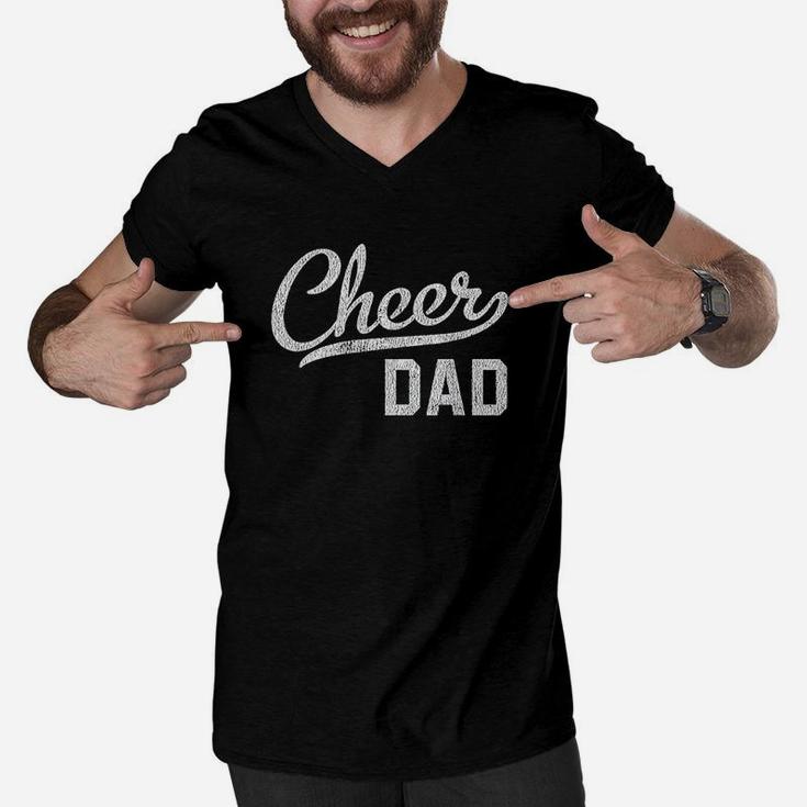 Cheer Dad Proud Cheerleading Dad Gift Men V-Neck Tshirt