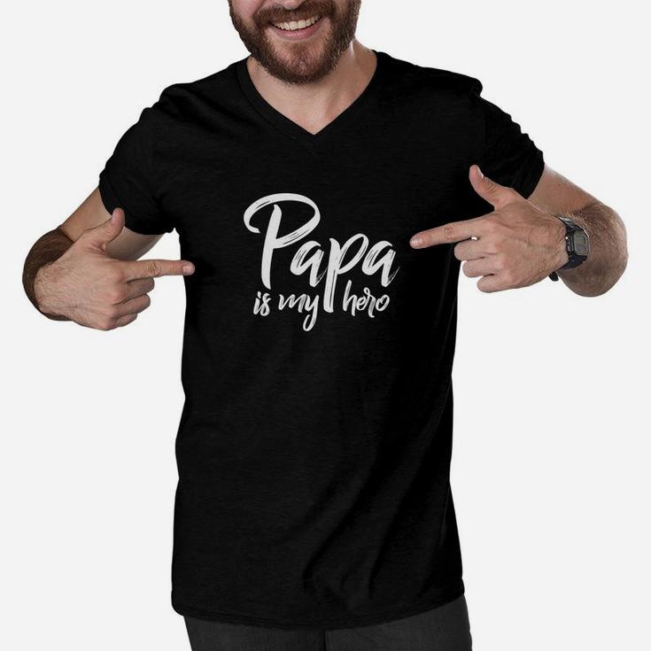 Cool Fathers Day Gifts From Son Or Daughter To Dad Premium Men V-Neck Tshirt
