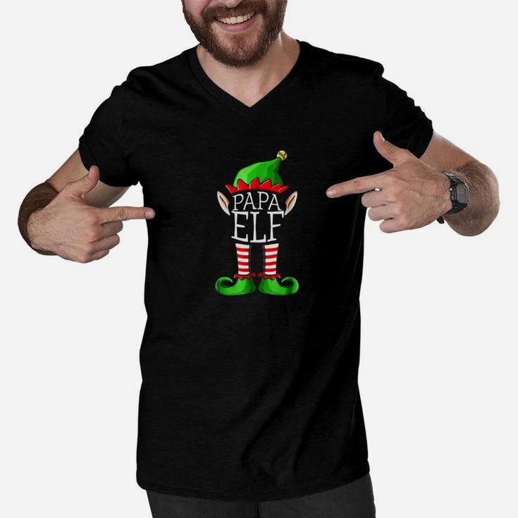 Discover Cool Papa Elf Men V-Neck Tshirt