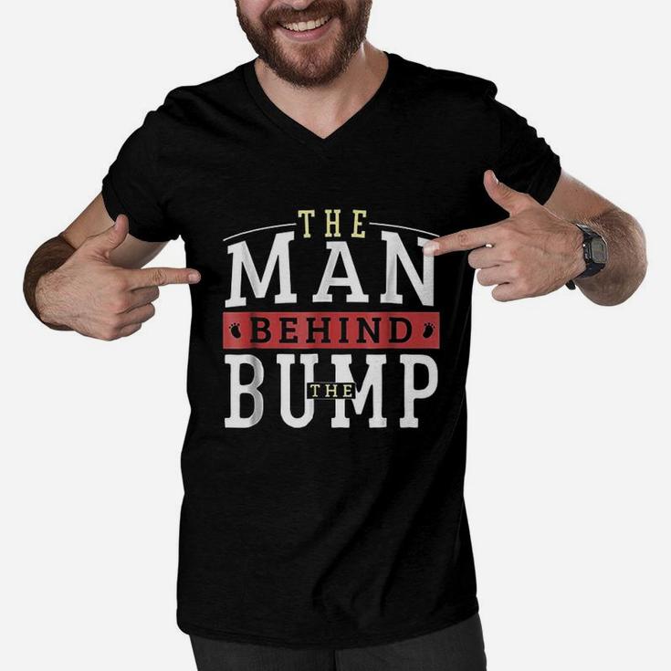 Mens The Man Behind The Bump Fathers Expecting T-Shirt Mens The Man Behind The Bump Fathers Expecting T-Shirt